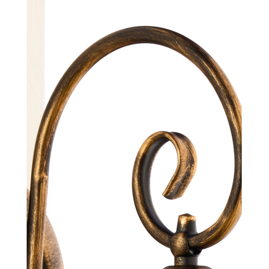 Brilagi - Aplica de perete MOLLERO 1xE27/15W/230V bronz/patină