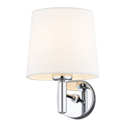 Brilagi - Aplică de perete MONTE 1xE27/60W/230V crem/crom lucios