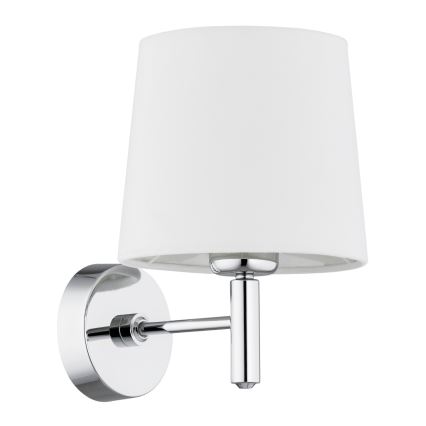 Brilagi - Aplică de perete MONTE 1xE27/60W/230V crem/crom lucios
