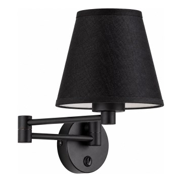 BRILAGI - Aplică de perete NUBILA 1xE27/15W/230V neagră