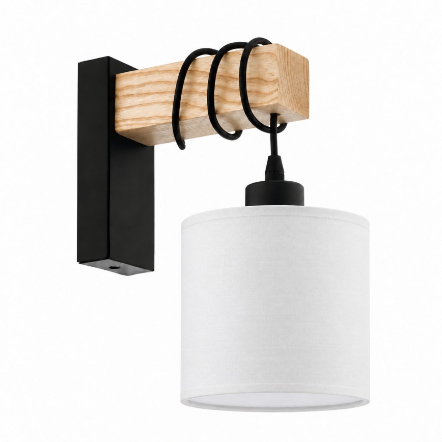 BRILAGI - Aplica de perete NUBILA 1xE27/60W/230V maro/negru/alb