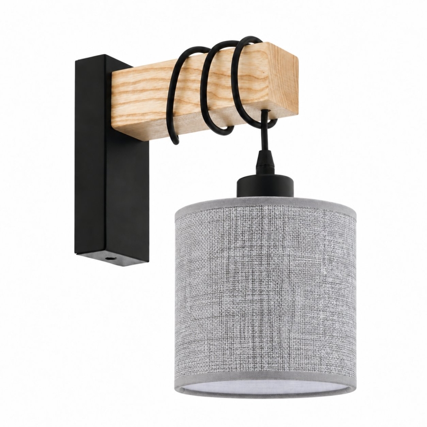 BRILAGI - Aplica de perete NUBILA 1xE27/60W/230V maro/negru/gri