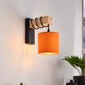BRILAGI - Aplică de perete NUBILA 1xE27/60W/230V maro/negru/portocaliu