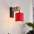BRILAGI - Aplică de perete NUBILA 1xE27/60W/230V maro/negru/roșu