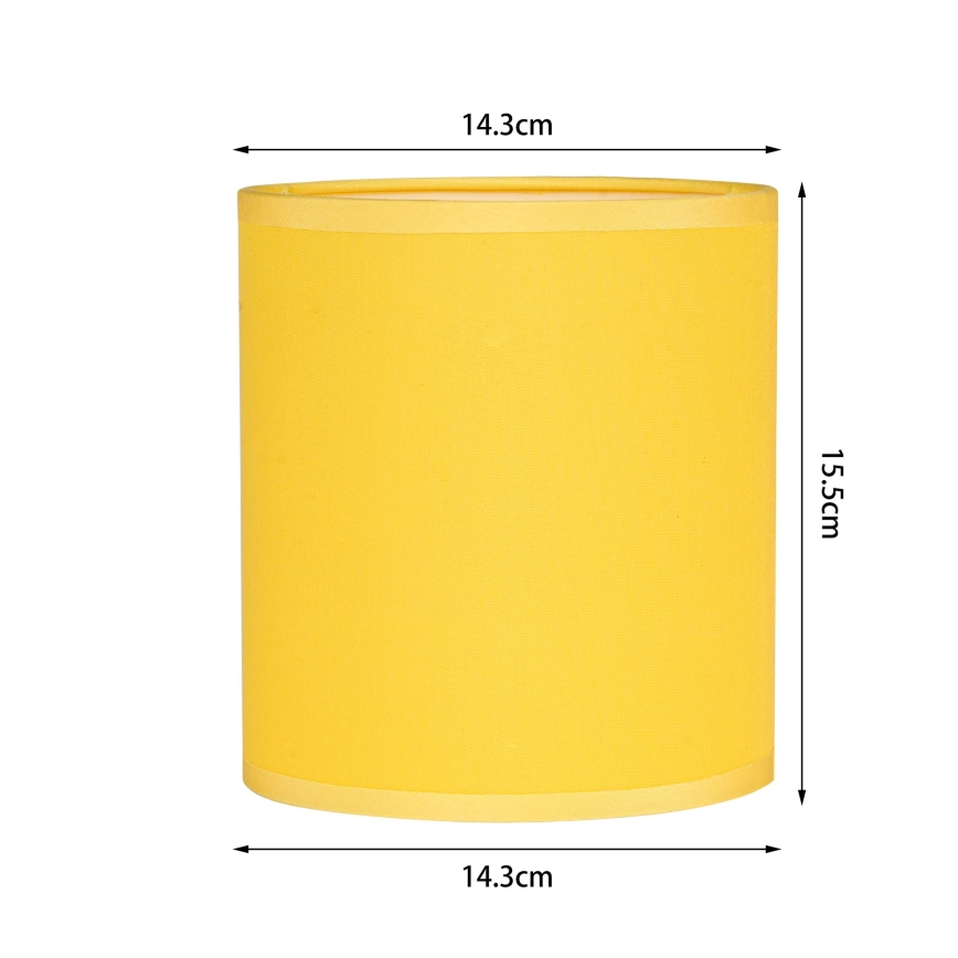 Brilagi - Aplica de perete NUBILA WOOD 1xE27/25W/230V stejar/negru/galben