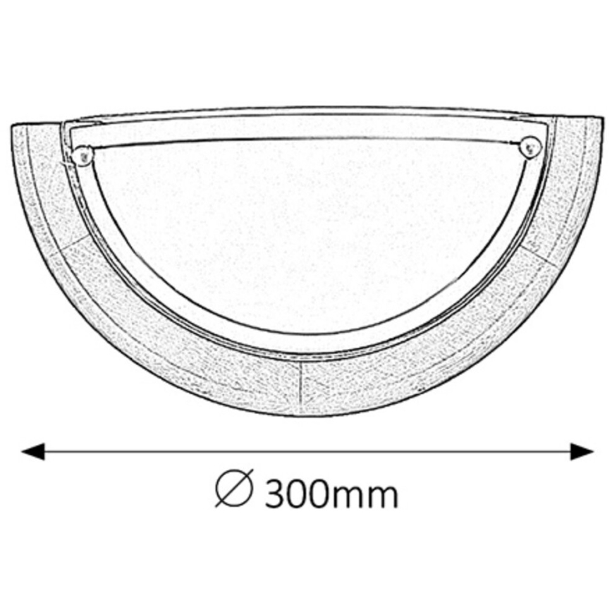Brilagi Aplica de perete ORBIS, 1xE27/60W/230V, 30 cm, pin