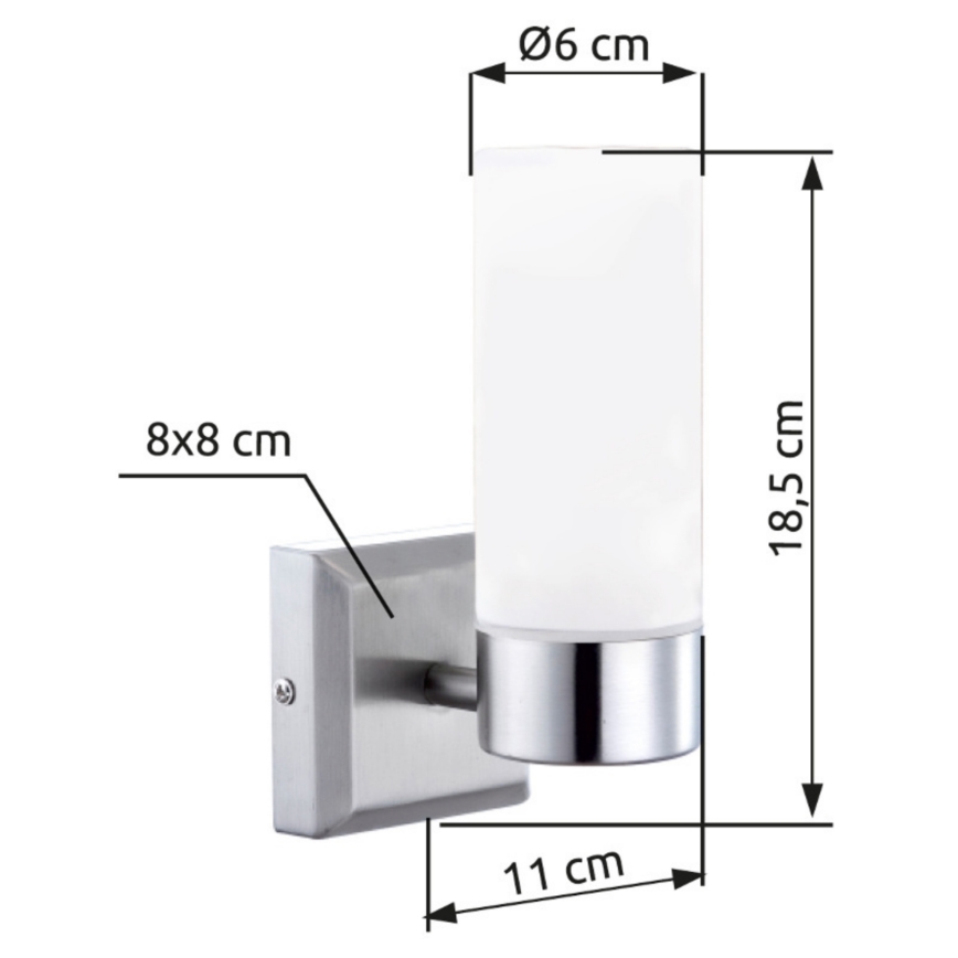 Brilagi - Aplica de perete pentru baie RAY 1xE14/40W/230V IP44