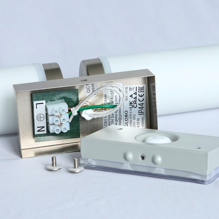 Brilagi - Aplica de perete pentru baie RAY 2xE14/40W/230V IP44