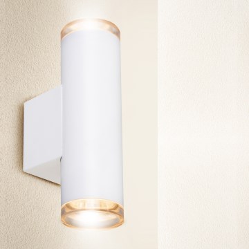 Brilagi - Aplica de perete pentru baie SELE AQUA, spot 2x GU10, 30W, 230V, IP44, alb