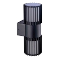 BRILAGI - Aplica de perete pentru exterior ARMOR 2xGU10/35W/230V IP44 neagră