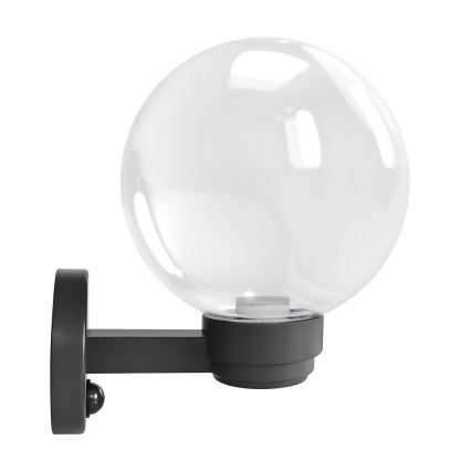 Brilagi - Aplica de perete pentru exterior HARBOR cu senzor de mișcare, 1xE27/40W/230V, IP33, antracit/transparent