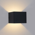 Brilagi - Aplică de perete pentru exterior DONNANI LED/5W/230V 10 cm neagră IP44