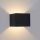 Brilagi - Aplică de perete pentru exterior DONNANI LED/5W/230V 10 cm neagră IP44