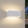 Brilagi - Aplică de perete pentru exterior DONNANI LED/7W/230V 20 cm alb IP44