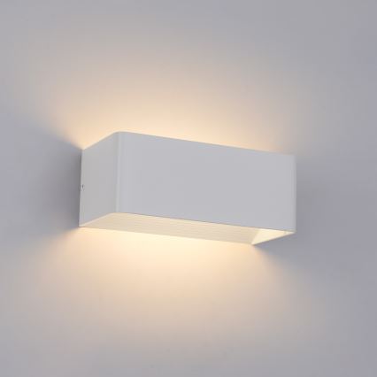 Brilagi - Aplică de perete pentru exterior DONNANI LED/7W/230V 20 cm alb IP44
