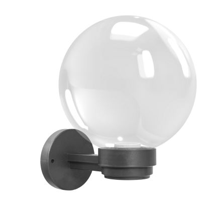 Brilagi - Aplica de perete pentru exterior HARBOR 1xE27/40W/230V IP33 antracit cu sticlă transparentă