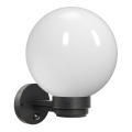Brilagi - Aplica de perete pentru exterior HARBOR cu senzor de mișcare, 1xE27/40W/230V, IP33, antracit/alb