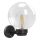 Brilagi - Aplica de perete pentru exterior HARBOR cu senzor de mișcare, 1xE27/40W/230V, IP33, antracit/transparent
