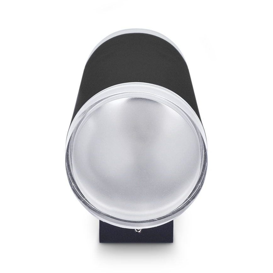 Brilagi - Aplica de exterior LED RGBW reglabilă MATERA 2xGU10/4,8W/230V 3000K IP54 neagră + telecomandă