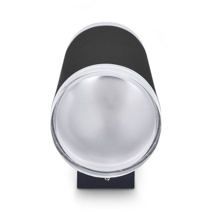 Brilagi - Aplica de exterior LED RGBW reglabilă MATERA 2xGU10/6W/230V 3000K IP54 neagră + telecomandă