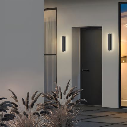 Brilagi - Aplica LED de exterior LINEAR LED/8W/230V 4000K IP65 30 cm antracit CRI 90