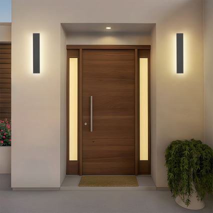 Brilagi - Aplica LED de exterior LINEAR LED/8W/230V 4000K IP65 30 cm antracit CRI 90