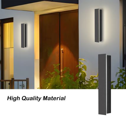 Brilagi - Aplica LED de exterior LINEAR LED/8W/230V 4000K IP65 30 cm antracit CRI 90