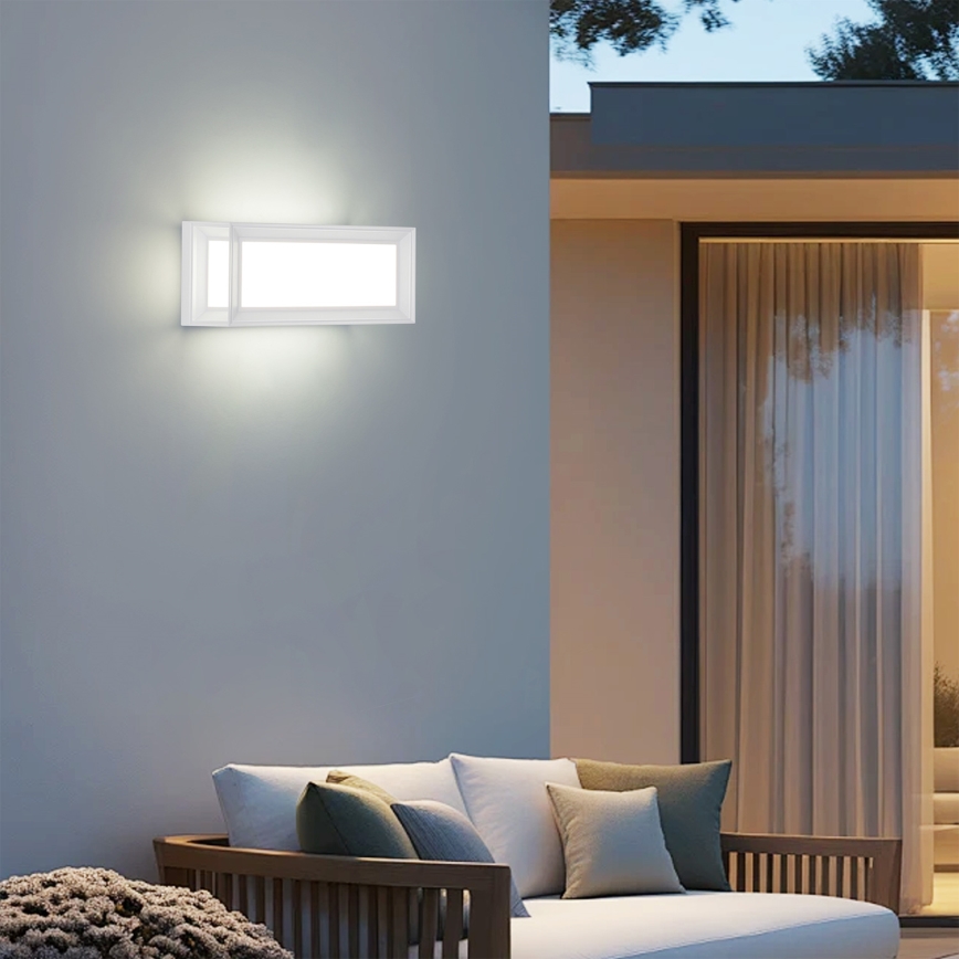 Brilagi - Aplică de perete pentru exterior PARKER 1xE27/60W/230V albă IP44