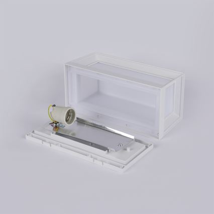 Brilagi - Aplică de perete pentru exterior PARKER 1xE27/60W/230V albă IP44