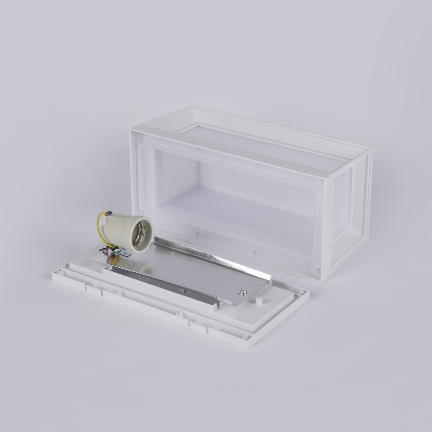 Brilagi - Aplică de perete pentru exterior PARKER 1xE27/60W/230V albă IP44