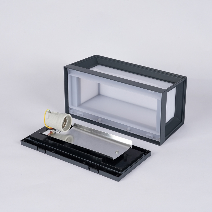 Brilagi - Aplica de perete pentru exterior PARKER 1xE27/60W/230V antracit IP44