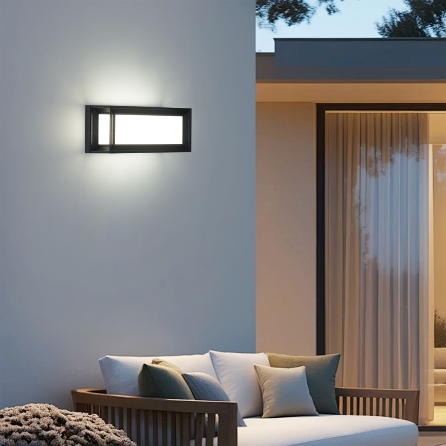 Brilagi - Aplică de perete pentru exterior PARKER 1xE27/60W/230V neagră IP44