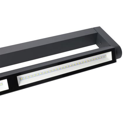 Brilagi - Aplica LED de exterior SALERNO, 24W, 230V, 66 cm, antracit, IP65