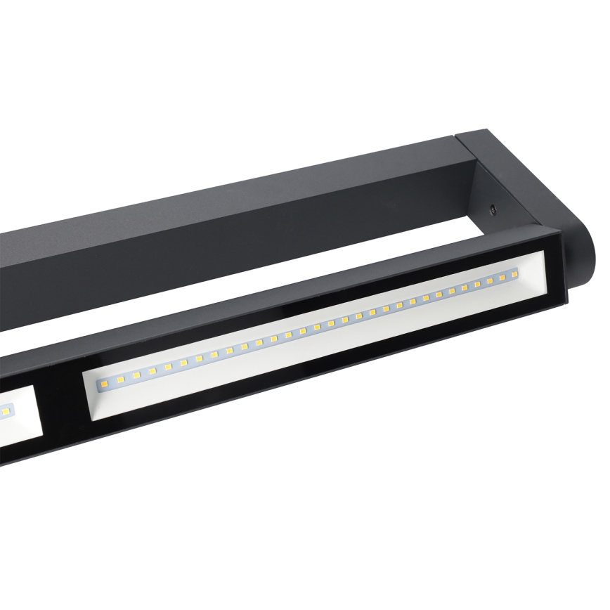 Brilagi - Aplica LED de exterior SALERNO, 24W, 230V, 66 cm, antracit, IP65