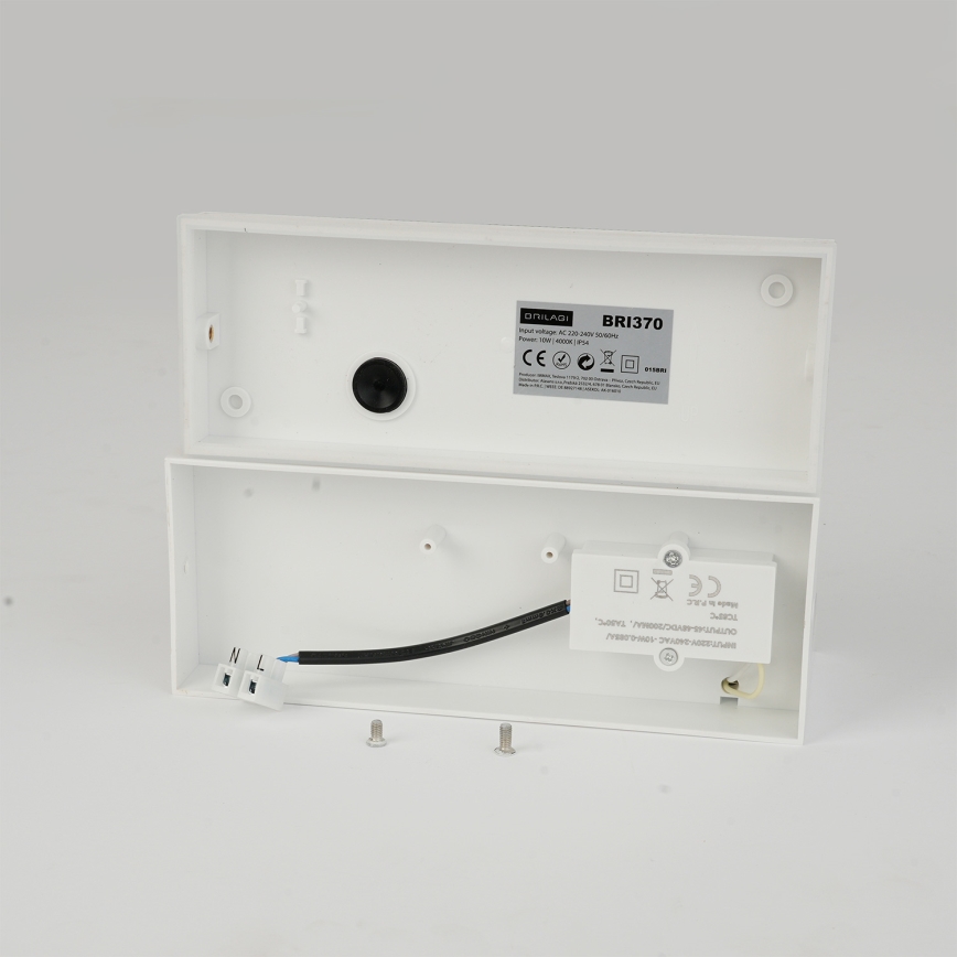 Brilagi - Aplică de perete pentru exterior TESSI LED/10W/230V albă IP54