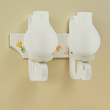 Brilagi - Aplica de perete QUEEN 2xE14/40W/230V fag/crem