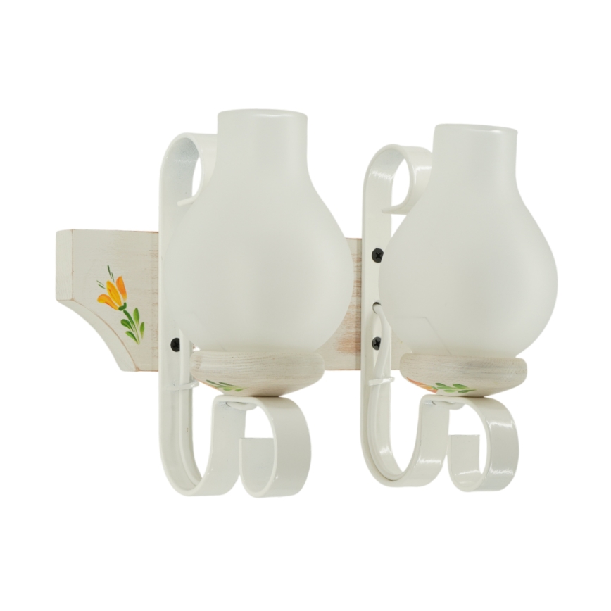 Brilagi - Aplica de perete QUEEN 2xE14/40W/230V fag/crem