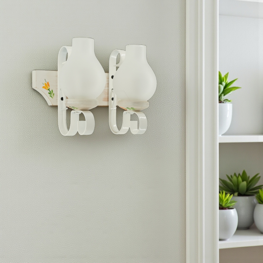 Brilagi - Aplica de perete QUEEN 2xE14/40W/230V fag/crem