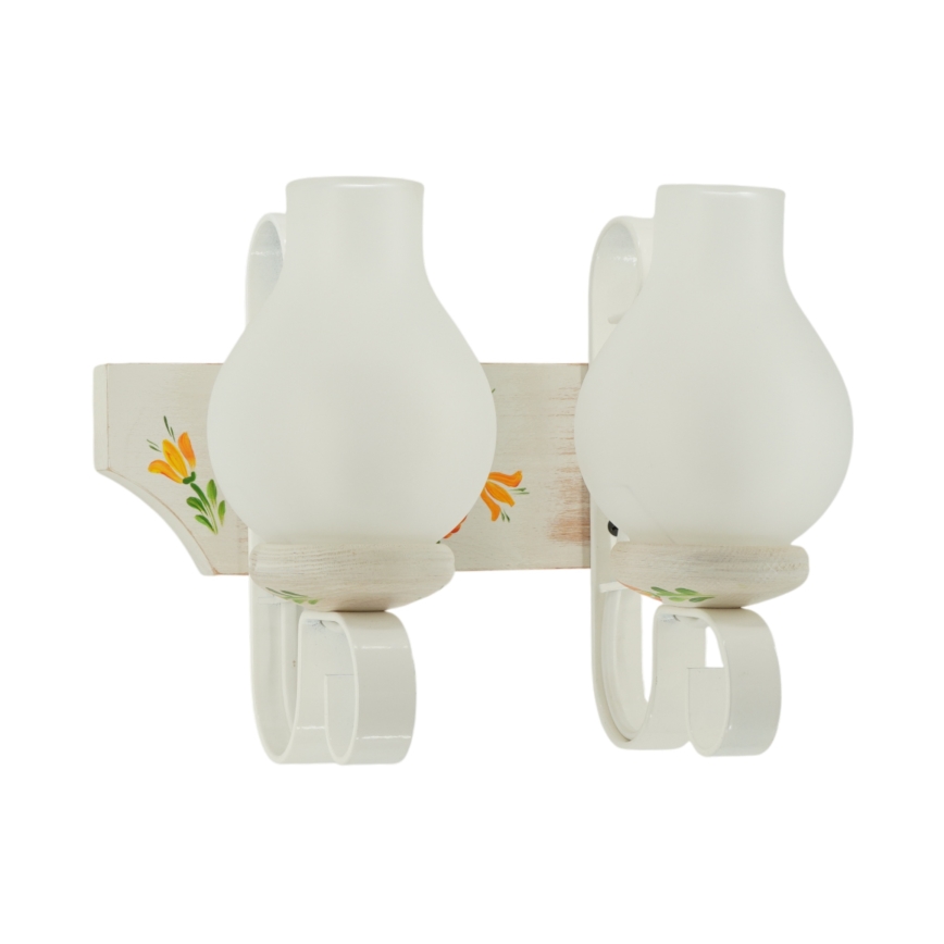 Brilagi - Aplica de perete QUEEN 2xE14/40W/230V fag/crem