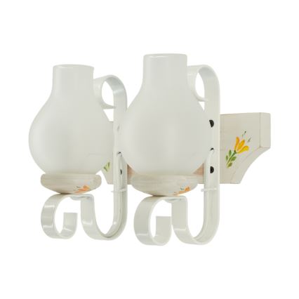 Brilagi - Aplica de perete QUEEN 2xE14/40W/230V fag/crem