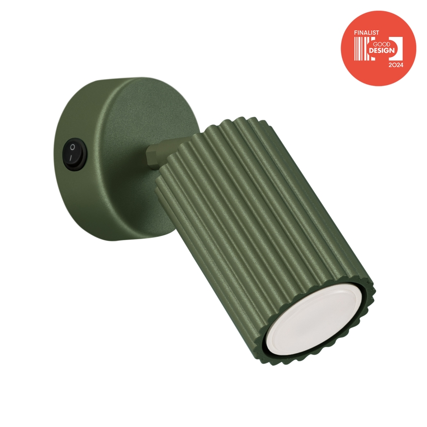 Brilagi - Aplica de perete spot LED CRESTO, 1x GU10/10W/230V, verde