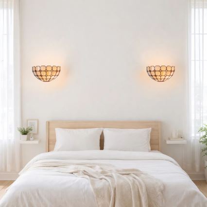 Brilagi - Aplica de perete Tiffany cu vitralii DORAN 1xE14/40W/230V