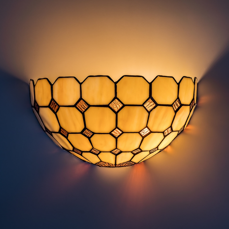 Brilagi - Aplica de perete Tiffany cu vitralii DORAN 1xE14/40W/230V