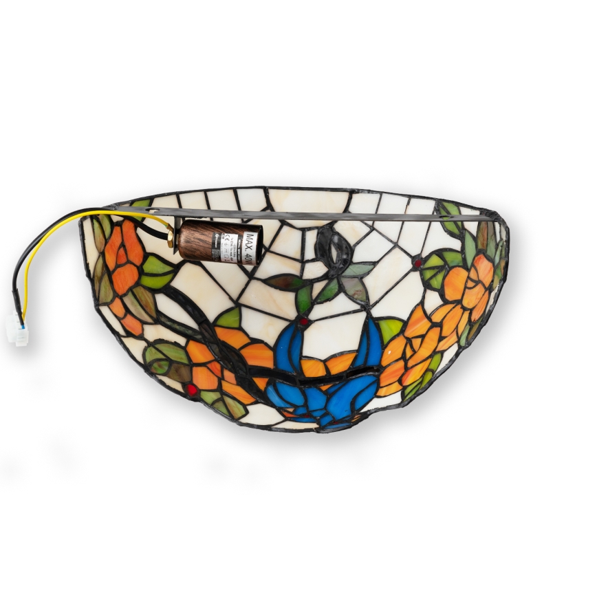 Brilagi - Aplică de perete Tiffany cu vitralii JUNGLE 1xE14/40W/230V