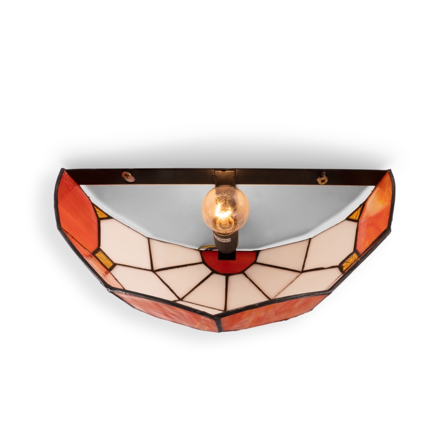 Brilagi - Aplică de perete Tiffany cu vitralii SIENNA, 1xE14/40W/230V