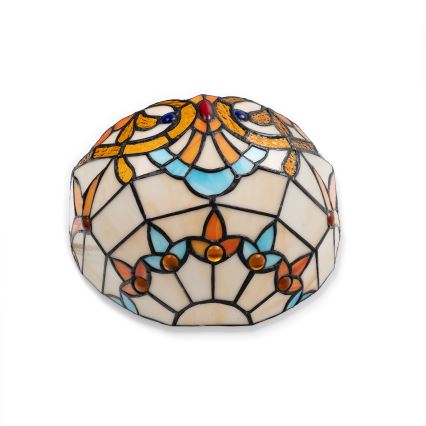 Brilagi - Aplică de perete Tiffany din vitralii MIRABELLA, 1x E14, 40W, 230V