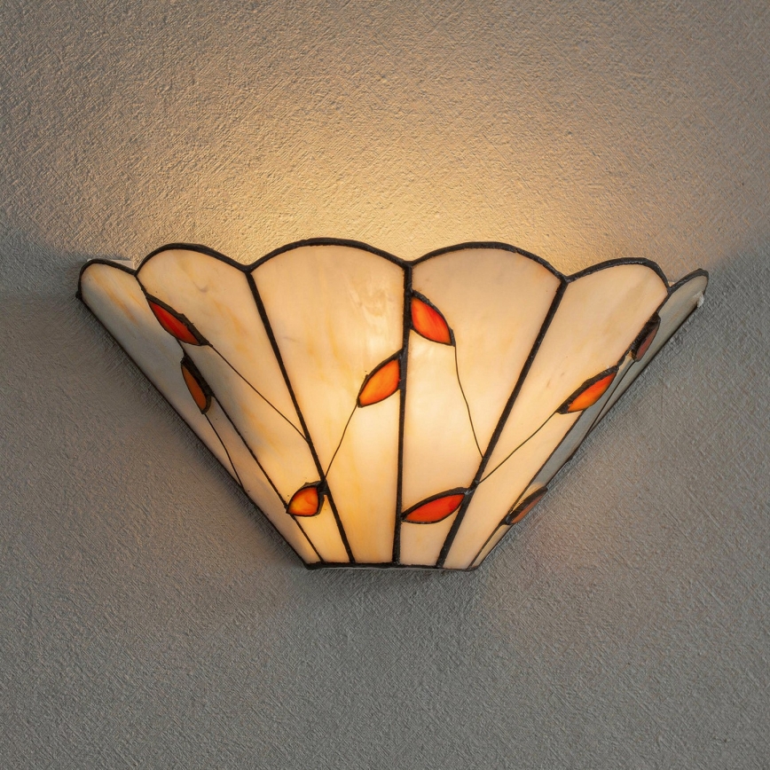 Brilagi - Aplică de perete Tiffany FOLIA 1xE14/40W/230V
