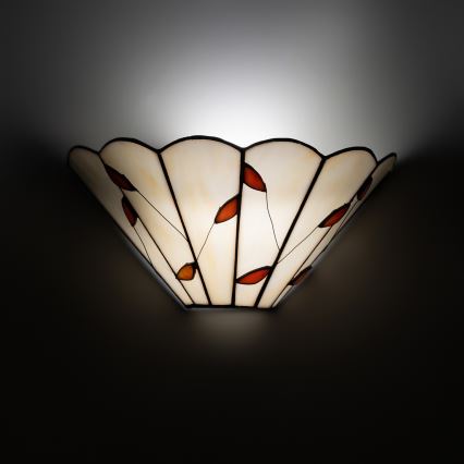 Brilagi - Aplică de perete Tiffany FOLIA 1xE14/40W/230V