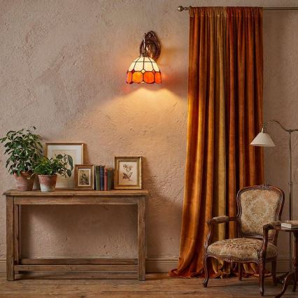 Brilagi - Aplică de perete Tiffany Sienna 1xE14/40W/230V