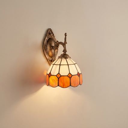 Brilagi - Aplică de perete Tiffany Sienna 1xE14/40W/230V